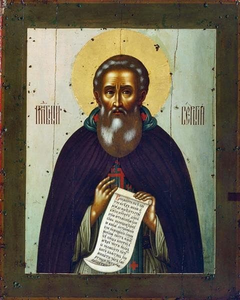 Sergius of Radonezh — Simon Ushakov