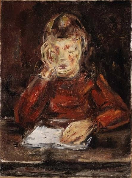 Niña Leyendo — María Blanchard