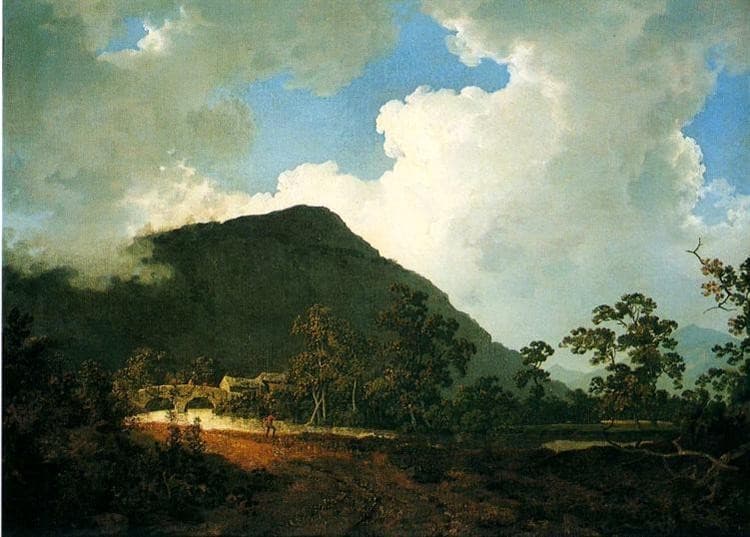 Landscape near Bedgellert — Joseph Wright of Derby