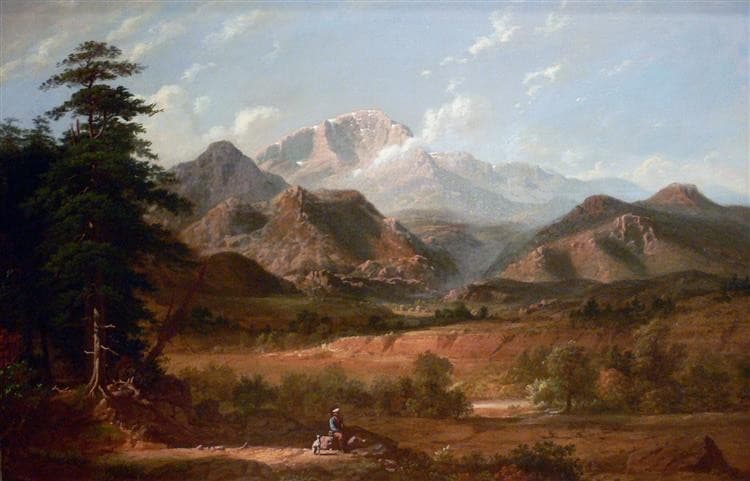 View of Pike's Peak — George Caleb Bingham