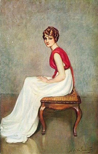 Portrait of the Actress Jane Renouardt — Antonio de la Gandara