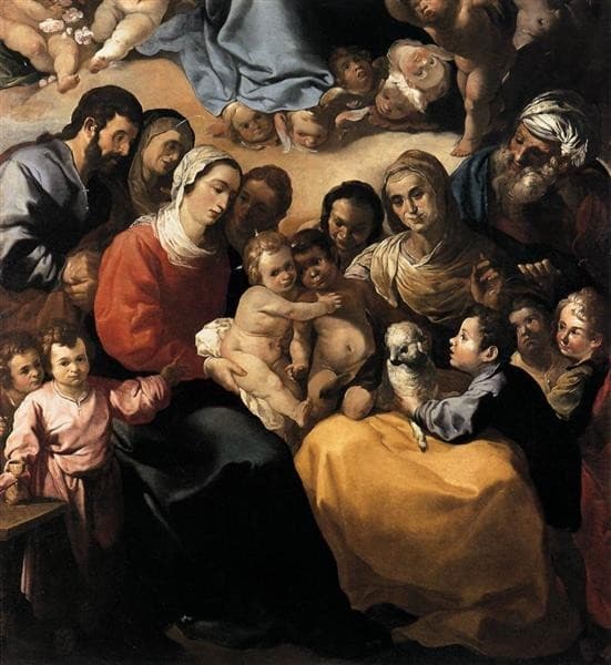 The Holy Family — Francisco Herrera the Elder