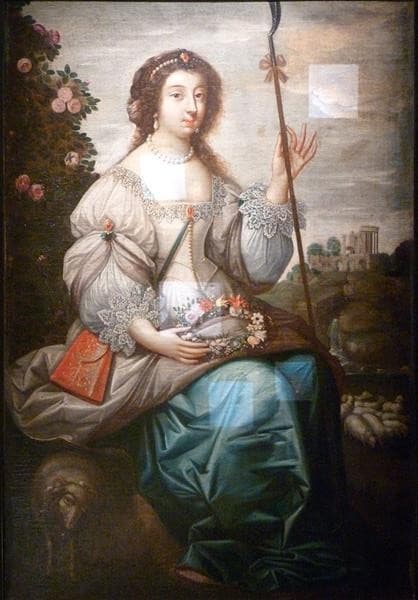Portrait Présumé De Julie D'Angennes En Costume D'Astrée — Claude Deruet