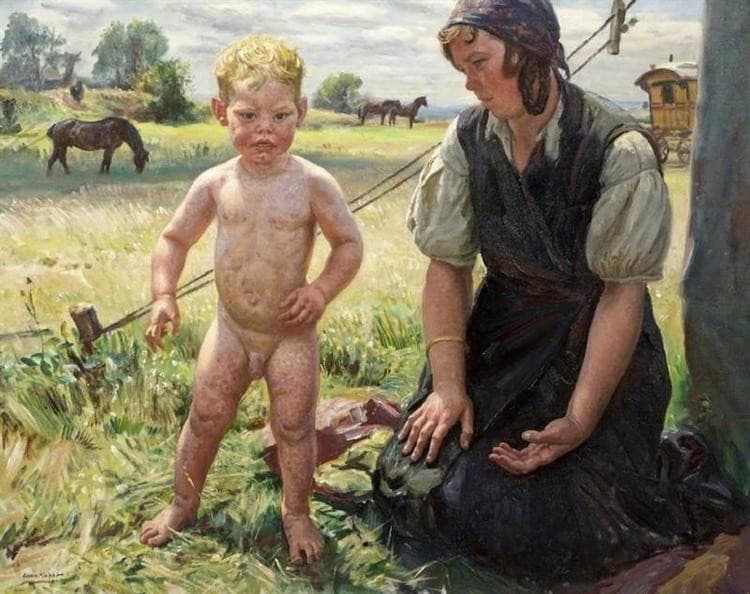 The Little Beggar — Laura Knight