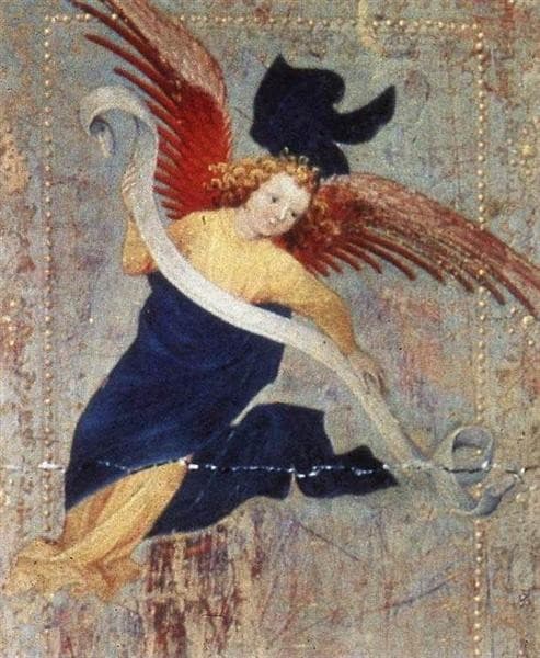 Angel (from Altar of Philip the Bold) — Melchior Broederlam