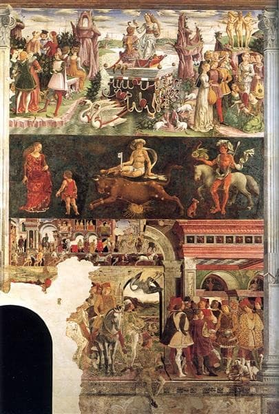 April. Fresco in Palazzo Schifanoia — Francesco del Cossa