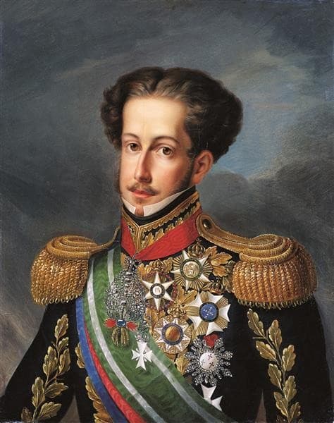 Portrait of Emperor Pedro I — Simplício Rodrigues de Sá