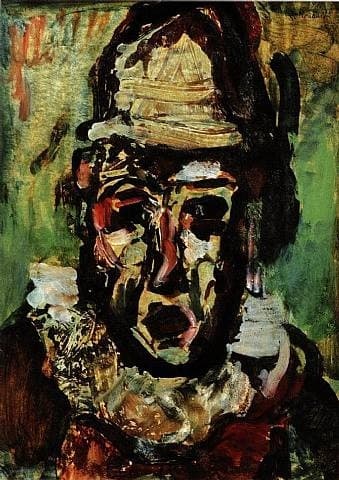 Clown tragique — Georges Rouault