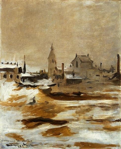 Effect of Snow at Petit-Montrouge — Édouard Manet