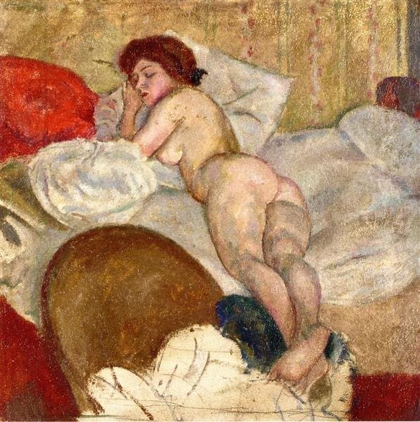 In the Hotel Room — Jules Pascin