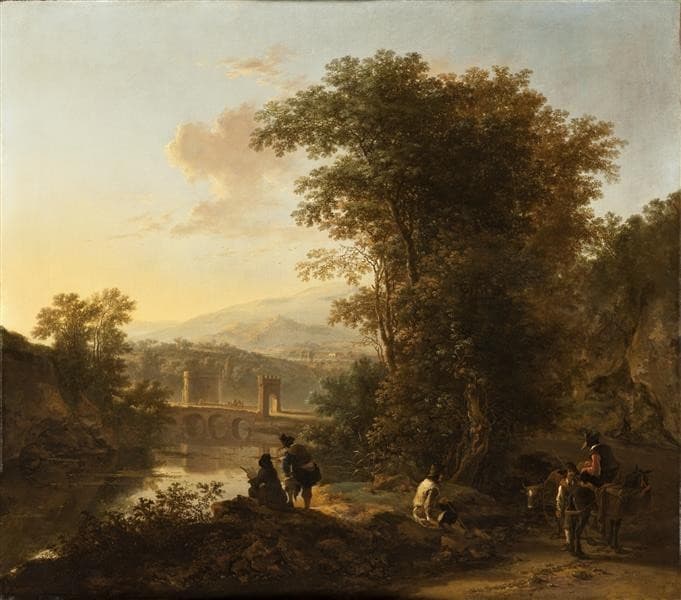 Landscape with a Draftsman — Jan Dirksz Both