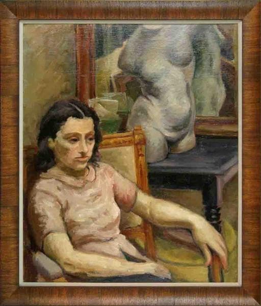 Sonia Seated before Torso by Ben — Jacob Mącznik