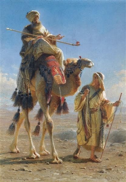 The Sheikh and His Guide — Carl Haag