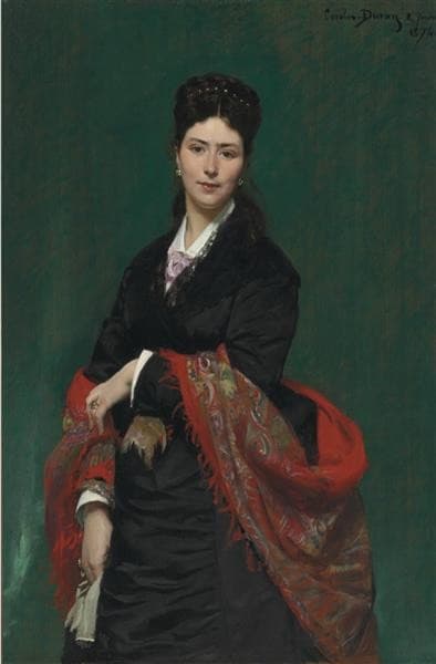 Portrait of Madame Marie Clerc — Carolus-Duran