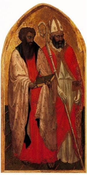 San Giovenale Triptych. Left panel — Masaccio