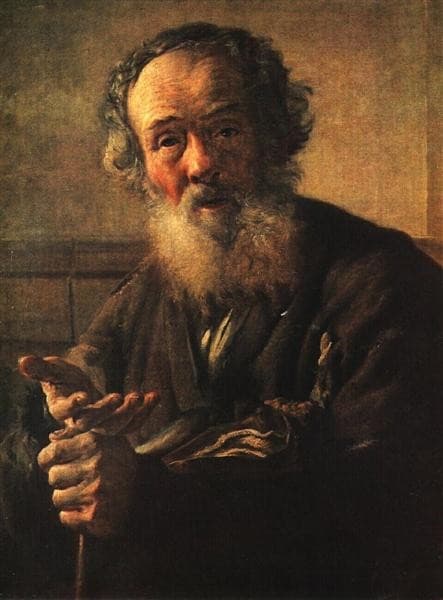 Нищий старик — Vasily Tropinin