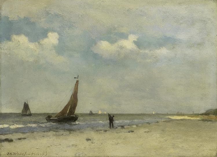 View of Seaside — Johan Hendrik Weissenbruch