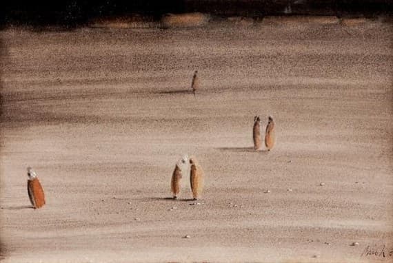 Figures In A Moroccan Landscape — Brion Gysin