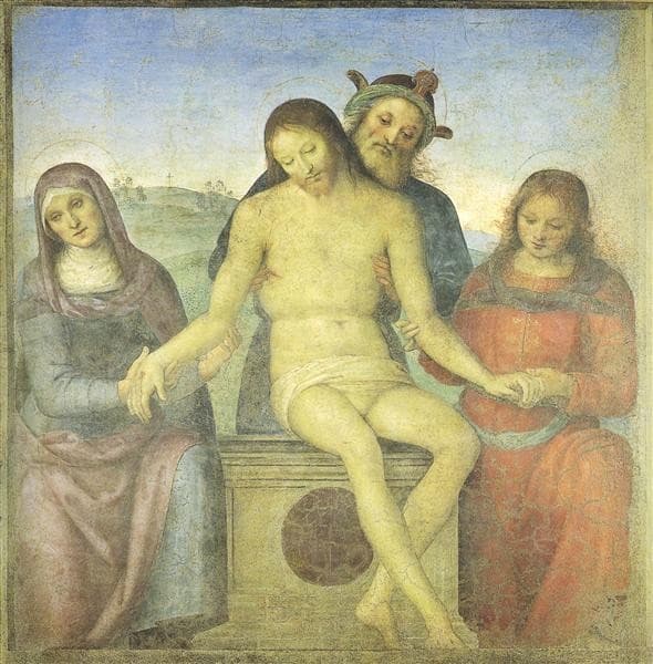 Christ in Pieta — Pietro Perugino