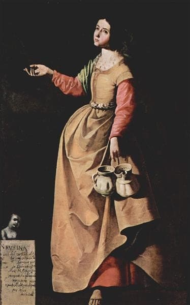 St. Rufina of Seville — Francisco de Zurbarán