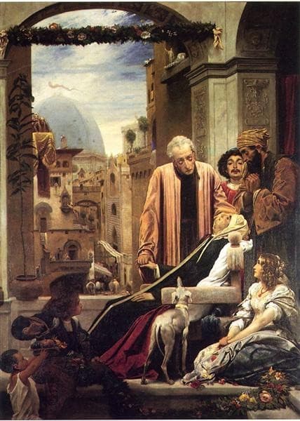 The Death of Brunelleschi — Frederic Leighton
