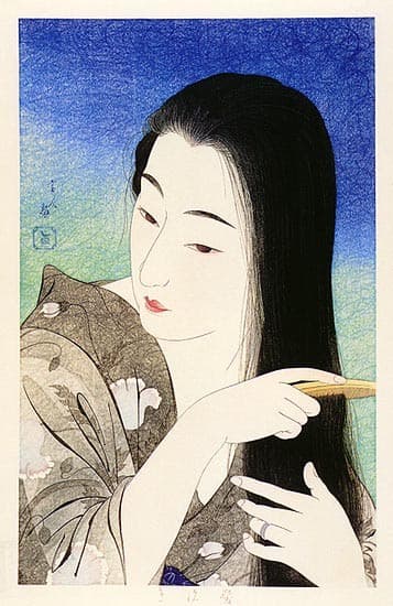 Combing the Hair — Torii Kotondo