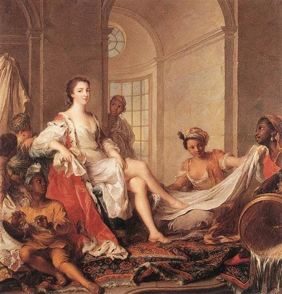 Mademoiselle de Clermont as a Sultana — Jean-Marc Nattier