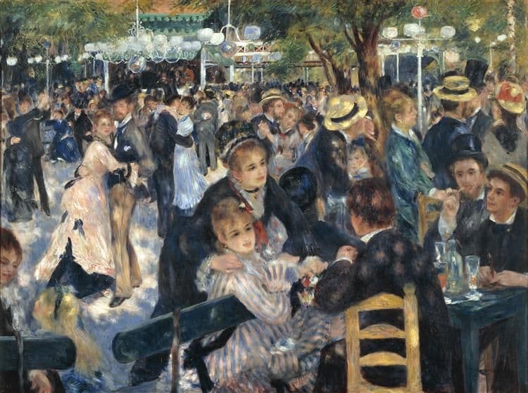 Dance at Moulin de la Galette — Pierre-Auguste Renoir
