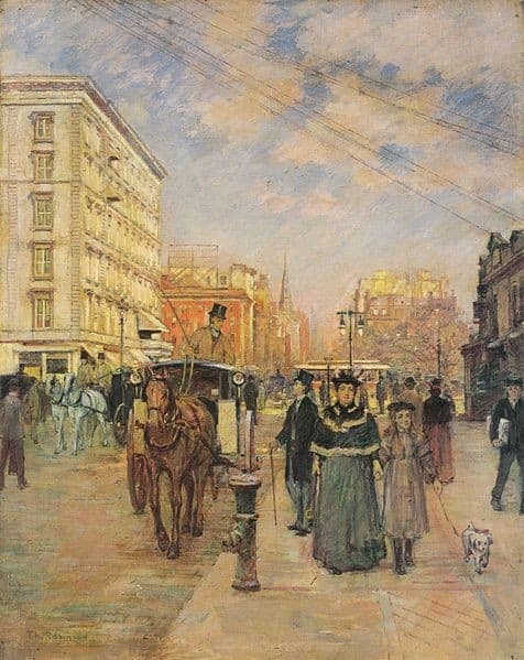 Fifth Avenue at Madison Square — Theodore Robinson