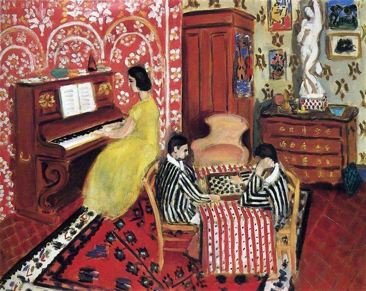 Pianist and Checker Players — Henri Matisse