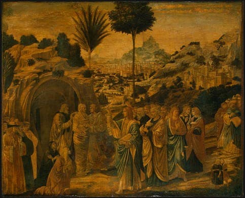 The Raising of Lazarus — Benozzo Gozzoli