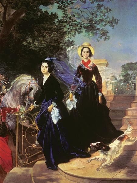 Портрет сестер Шишмаревых — Karl Bryullov