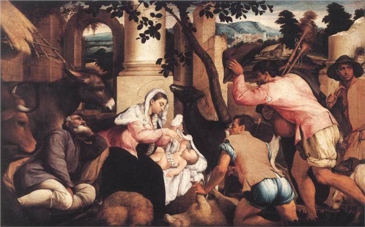 Adoration of the Shepherds — Jacopo Bassano