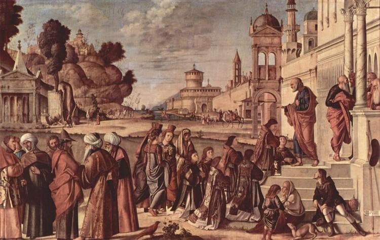 St. Stephen is Consecrated Deacon — Vittore Carpaccio