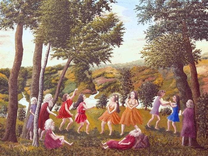 Greek Dance in a Landscape — André Bauchant