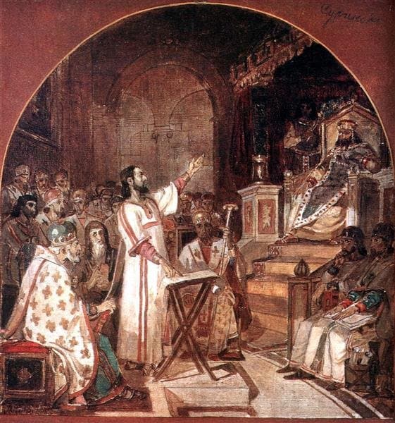 Первый Вселенский Никейский Собор — Vasily Surikov