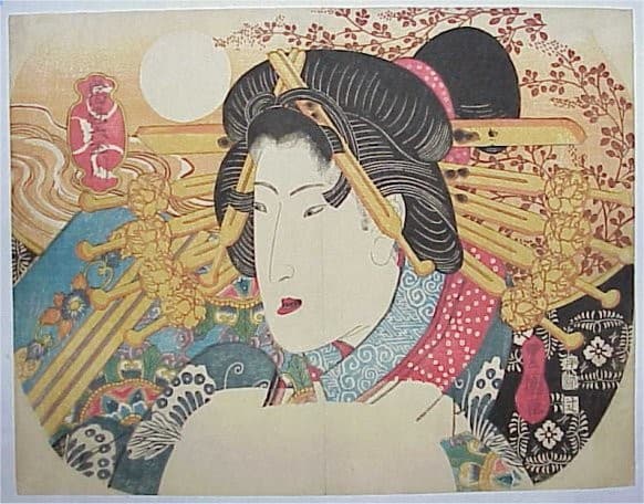A bust portrait of a beauty — Utagawa Toyokuni II