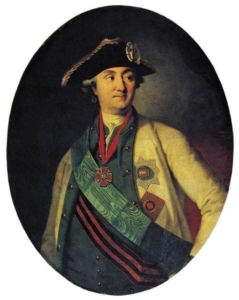 Portrait of Count Orlov-Chesmensky — Carl Ludwig Johann Christineck