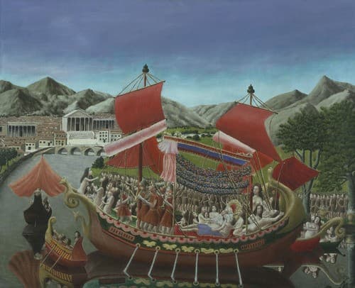 Cleopatra's Barge — André Bauchant