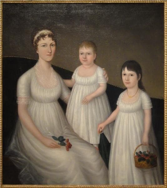 Grace Allison McCurdy and Her Daughters — Joshua Johnson