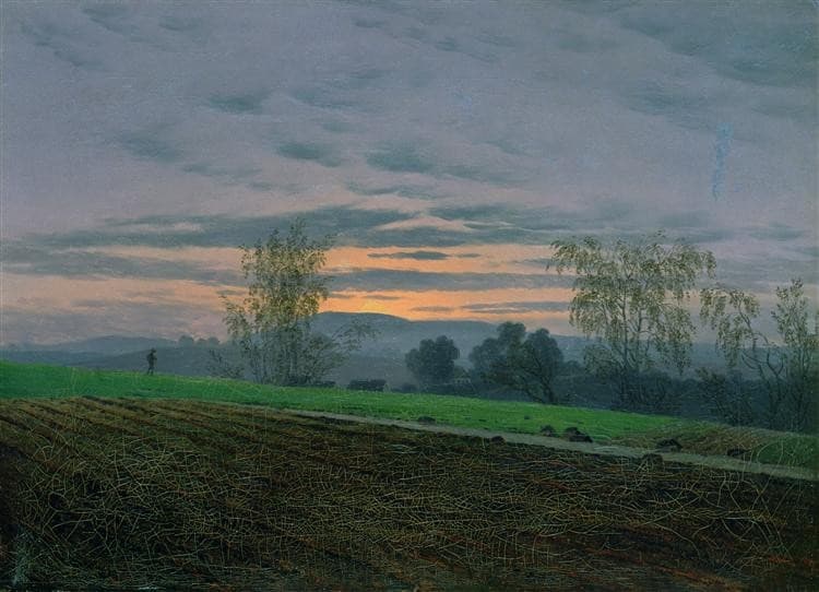 Plowed field — Caspar David Friedrich