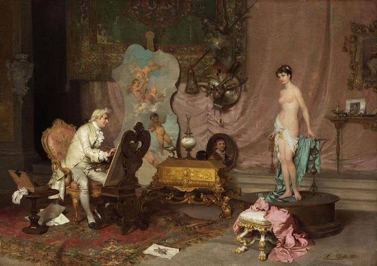 The Artist's Model — Francesco Beda