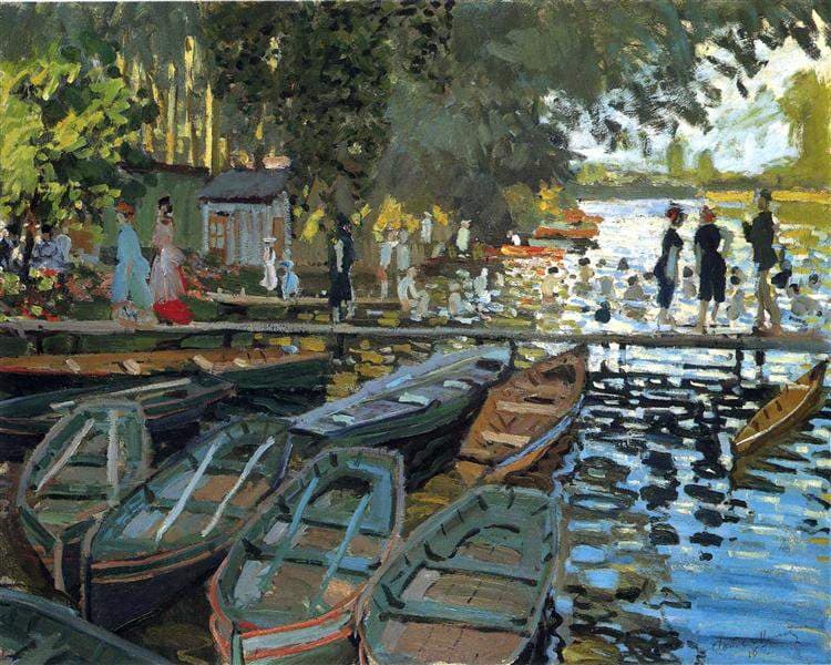 Bathers at La Grenouillère — Claude Monet