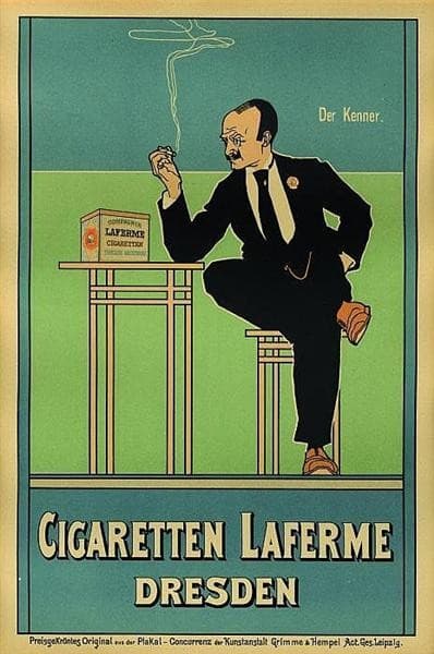 Der Kenner, Cigaretten Laferme Dresden — Fritz Rehm