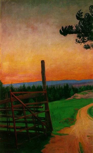Estrada Rural — Harald Sohlberg