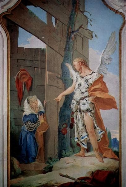 The appearance of the angel before Sarah — Giovanni Battista Tiepolo