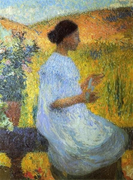 The Blue Dress — Henri-Jean Guillaume Martin