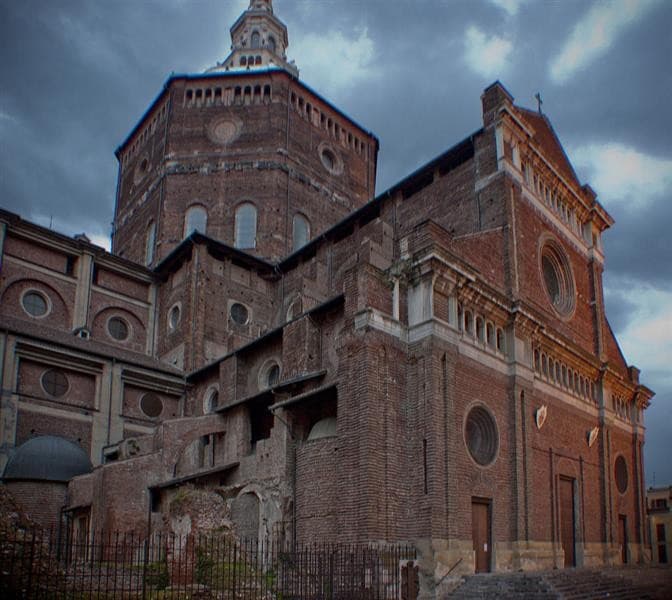 Pavia Cathedral - general design — Donato Bramante