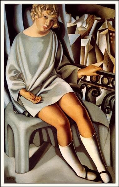 Kizette On The Balcony — Tamara de Lempicka