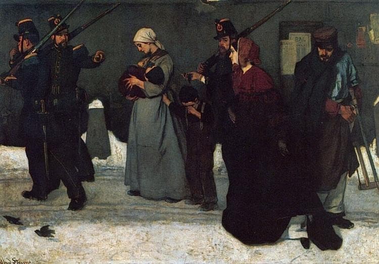 What is Called Vagrancy or, The Hunters of Vincennes — Alfred Stevens